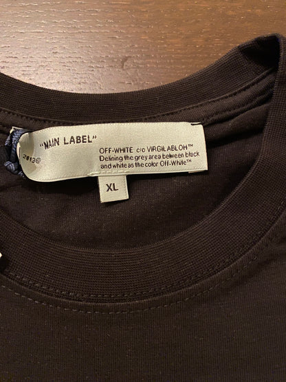 Off-White T-shirt Μαύρο