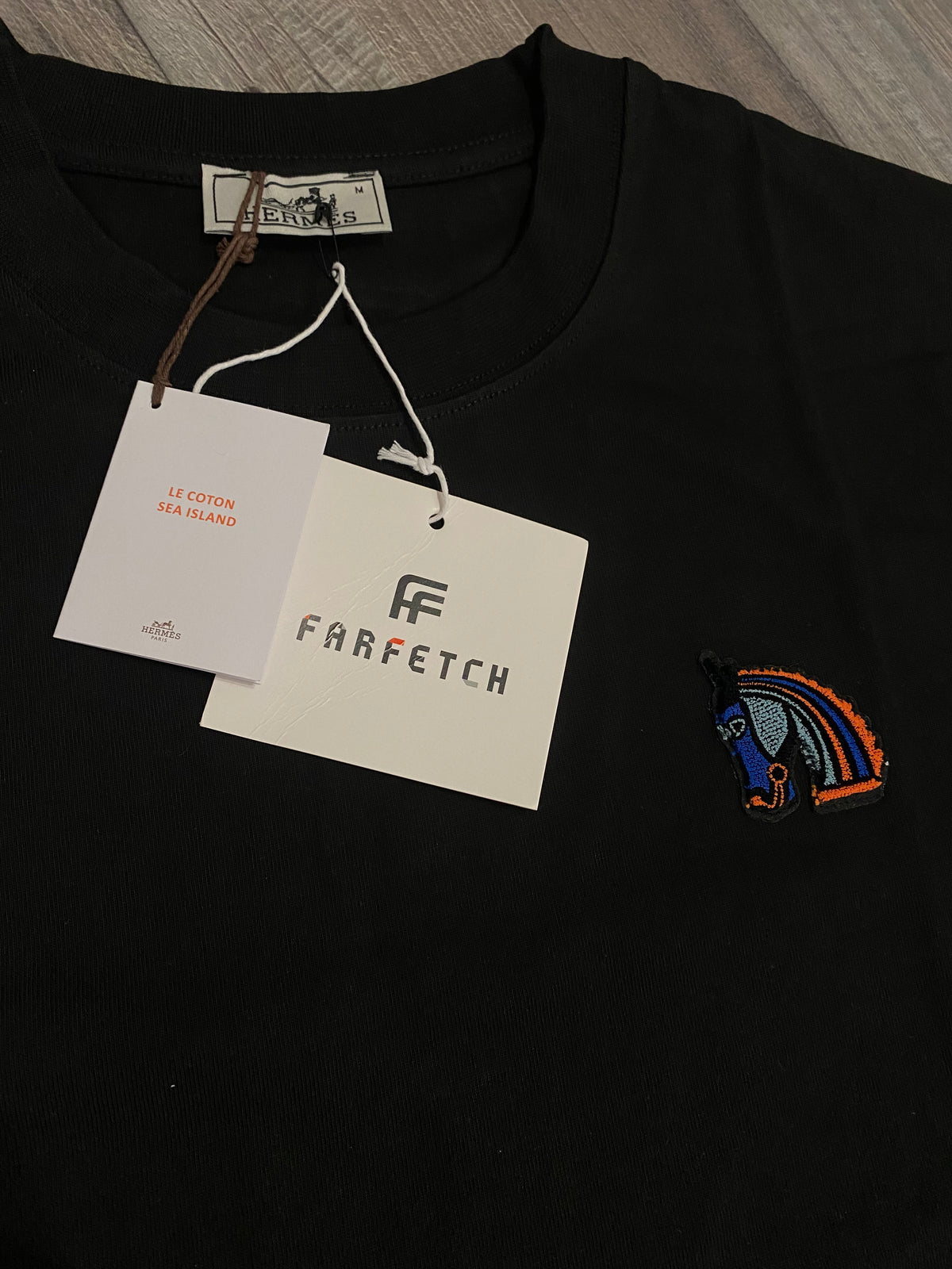 Hermes T-shirt Μαύρο