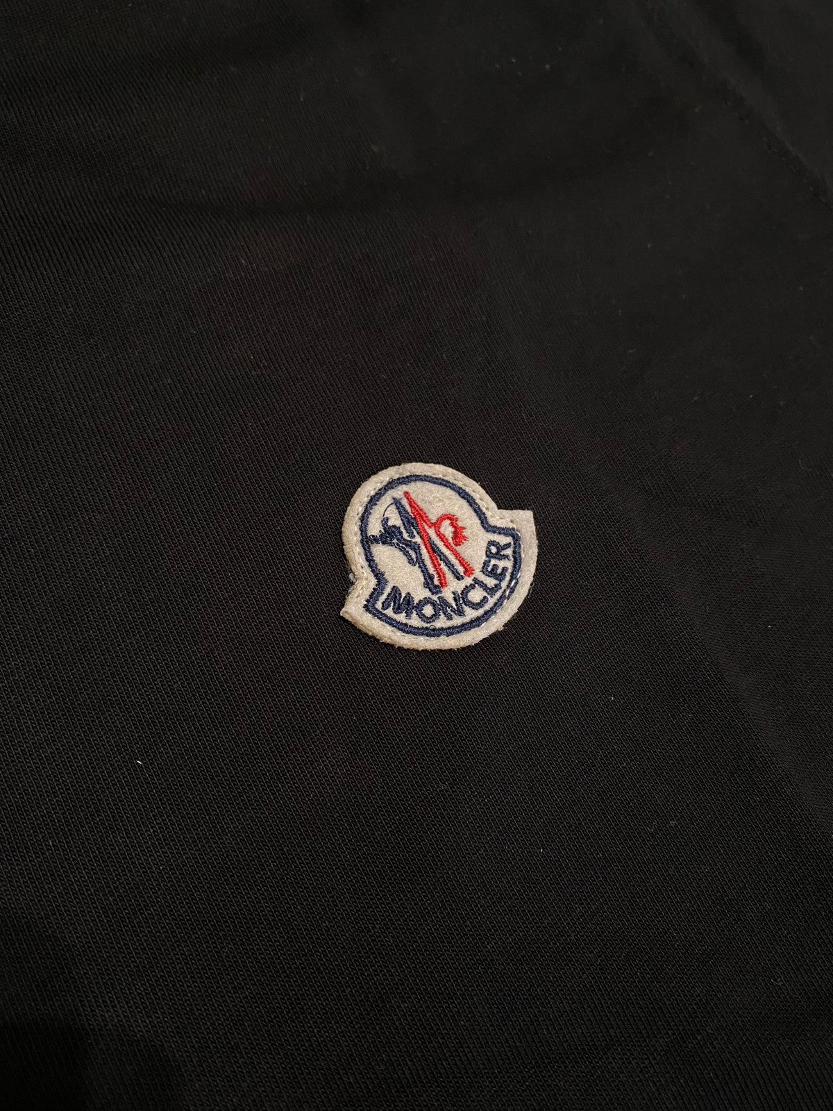 Moncler T-shirt Μαύρο
